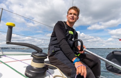 TOM LAPERCHE, Skipper du Figaro Bretagne CMB Espoir, le 24 mai 2019, photo © Jean-Marie LIOT