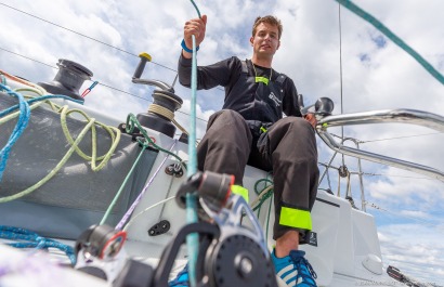 TOM LAPERCHE, Skipper du Figaro Bretagne CMB Espoir, le 24 mai 2019, photo © Jean-Marie LIOT