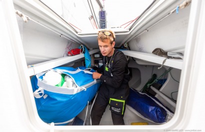 TOM LAPERCHE, Skipper du Figaro Bretagne CMB Espoir, le 24 mai 2019, photo © Jean-Marie LIOT