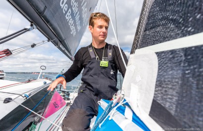 TOM LAPERCHE, Skipper du Figaro Bretagne CMB Espoir, le 24 mai 2019, photo © Jean-Marie LIOT