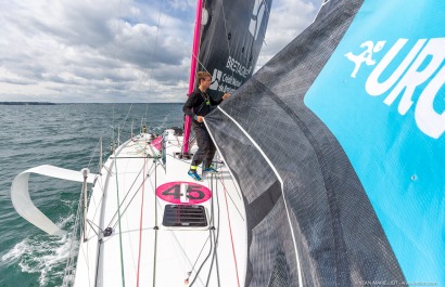 TOM LAPERCHE, Skipper du Figaro Bretagne CMB Espoir, le 24 mai 2019, photo © Jean-Marie LIOT