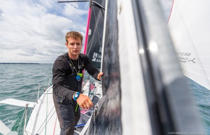 TOM LAPERCHE, Skipper du Figaro Bretagne CMB Espoir, le 24 mai 2019, photo © Jean-Marie LIOT