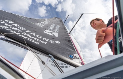 TOM LAPERCHE, Skipper du Figaro Bretagne CMB Espoir, le 24 mai 2019, photo © Jean-Marie LIOT