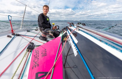 TOM LAPERCHE, Skipper du Figaro Bretagne CMB Espoir, le 24 mai 2019, photo © Jean-Marie LIOT