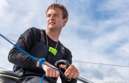 TOM LAPERCHE, Skipper du Figaro Bretagne CMB Espoir, le 24 mai 2019, photo © Jean-Marie LIOT