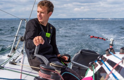 TOM LAPERCHE, Skipper du Figaro Bretagne CMB Espoir, le 24 mai 2019, photo © Jean-Marie LIOT