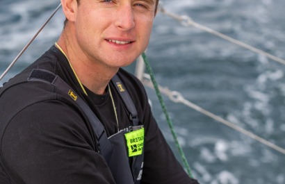 TOM LAPERCHE, Skipper du Figaro Bretagne CMB Espoir, le 24 mai 2019, photo © Jean-Marie LIOT