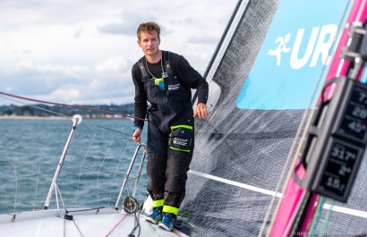 TOM LAPERCHE, Skipper du Figaro Bretagne CMB Espoir, le 24 mai 2019, photo © Jean-Marie LIOT