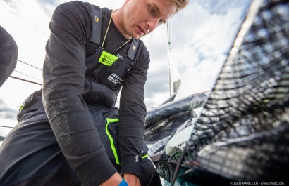 TOM LAPERCHE, Skipper du Figaro Bretagne CMB Espoir, le 24 mai 2019, photo © Jean-Marie LIOT