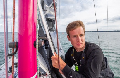 TOM LAPERCHE, Skipper du Figaro Bretagne CMB Espoir, le 24 mai 2019, photo © Jean-Marie LIOT