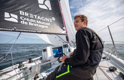 TOM LAPERCHE, Skipper du Figaro Bretagne CMB Espoir, le 24 mai 2019, photo © Jean-Marie LIOT