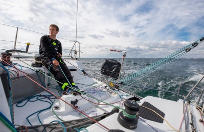 TOM LAPERCHE, Skipper du Figaro Bretagne CMB Espoir, le 24 mai 2019, photo © Jean-Marie LIOT