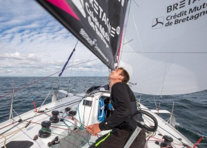 TOM LAPERCHE, Skipper du Figaro Bretagne CMB Espoir, le 24 mai 2019, photo © Jean-Marie LIOT