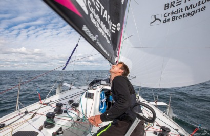 TOM LAPERCHE, Skipper du Figaro Bretagne CMB Espoir, le 24 mai 2019, photo © Jean-Marie LIOT