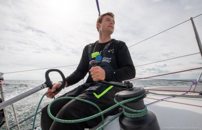 TOM LAPERCHE, Skipper du Figaro Bretagne CMB Espoir, le 24 mai 2019, photo © Jean-Marie LIOT