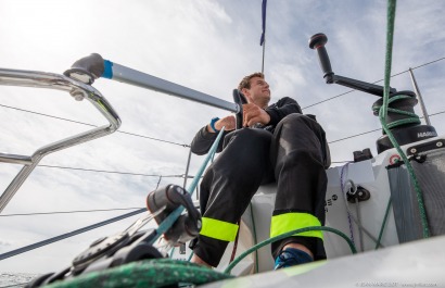 TOM LAPERCHE, Skipper du Figaro Bretagne CMB Espoir, le 24 mai 2019, photo © Jean-Marie LIOT