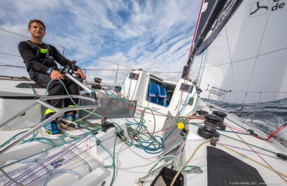 TOM LAPERCHE, Skipper du Figaro Bretagne CMB Espoir, le 24 mai 2019, photo © Jean-Marie LIOT