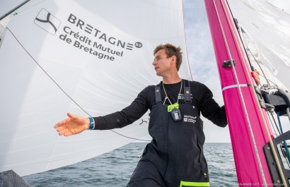 TOM LAPERCHE, Skipper du Figaro Bretagne CMB Espoir, le 24 mai 2019, photo © Jean-Marie LIOT