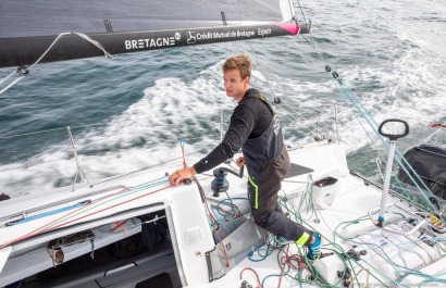 TOM LAPERCHE, Skipper du Figaro Bretagne CMB Espoir, le 24 mai 2019, photo © Jean-Marie LIOT