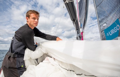 TOM LAPERCHE, Skipper du Figaro Bretagne CMB Espoir, le 24 mai 2019, photo © Jean-Marie LIOT