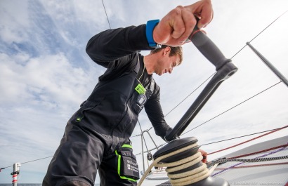 TOM LAPERCHE, Skipper du Figaro Bretagne CMB Espoir, le 24 mai 2019, photo © Jean-Marie LIOT