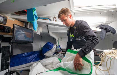 TOM LAPERCHE, Skipper du Figaro Bretagne CMB Espoir, le 24 mai 2019, photo © Jean-Marie LIOT