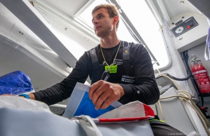 TOM LAPERCHE, Skipper du Figaro Bretagne CMB Espoir, le 24 mai 2019, photo © Jean-Marie LIOT