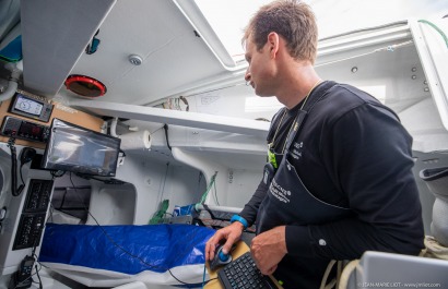 TOM LAPERCHE, Skipper du Figaro Bretagne CMB Espoir, le 24 mai 2019, photo © Jean-Marie LIOT