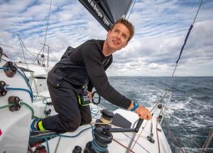 TOM LAPERCHE, Skipper du Figaro Bretagne CMB Espoir, le 24 mai 2019, photo © Jean-Marie LIOT