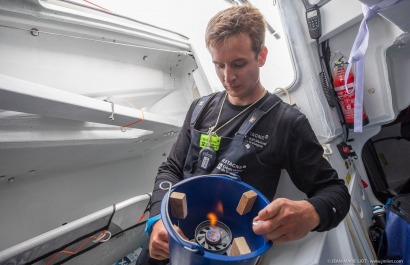 TOM LAPERCHE, Skipper du Figaro Bretagne CMB Espoir, le 24 mai 2019, photo © Jean-Marie LIOT