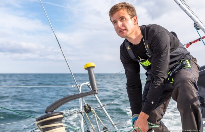 TOM LAPERCHE, Skipper du Figaro Bretagne CMB Espoir, le 24 mai 2019, photo © Jean-Marie LIOT