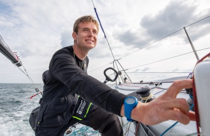 TOM LAPERCHE, Skipper du Figaro Bretagne CMB Espoir, le 24 mai 2019, photo © Jean-Marie LIOT