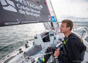 TOM LAPERCHE, Skipper du Figaro Bretagne CMB Espoir, le 24 mai 2019, photo © Jean-Marie LIOT