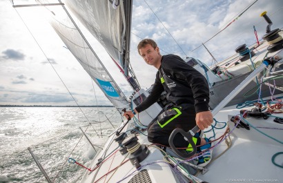 TOM LAPERCHE, Skipper du Figaro Bretagne CMB Espoir, le 24 mai 2019, photo © Jean-Marie LIOT