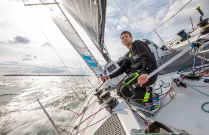 TOM LAPERCHE, Skipper du Figaro Bretagne CMB Espoir, le 24 mai 2019, photo © Jean-Marie LIOT