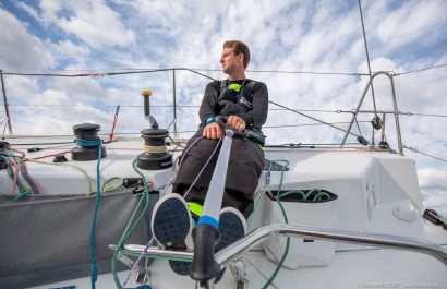 TOM LAPERCHE, Skipper du Figaro Bretagne CMB Espoir, le 24 mai 2019, photo © Jean-Marie LIOT