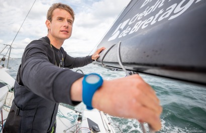 TOM LAPERCHE, Skipper du Figaro Bretagne CMB Espoir, le 24 mai 2019, photo © Jean-Marie LIOT