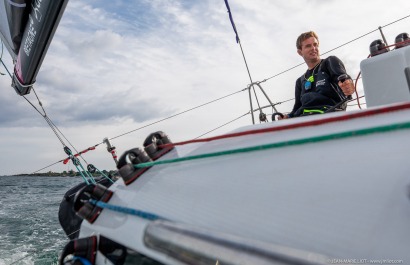 TOM LAPERCHE, Skipper du Figaro Bretagne CMB Espoir, le 24 mai 2019, photo © Jean-Marie LIOT