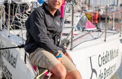 TOM LAPERCHE, Skipper du Figaro Bretagne CMB Espoir, le 24 mai 2019, photo © Jean-Marie LIOT