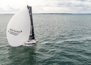 TOM LAPERCHE, Skipper du Figaro Bretagne CMB Espoir, le 24 mai 2019, photo © Jean-Marie LIOT