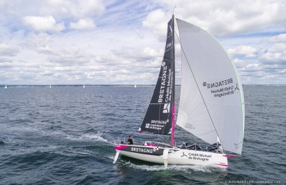 TOM LAPERCHE, Skipper du Figaro Bretagne CMB Espoir, le 24 mai 2019, photo © Jean-Marie LIOT