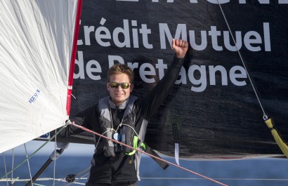 Tom LAPERCHE, 2eme de 1ere étape de la Solitaire URGO Le Figaro