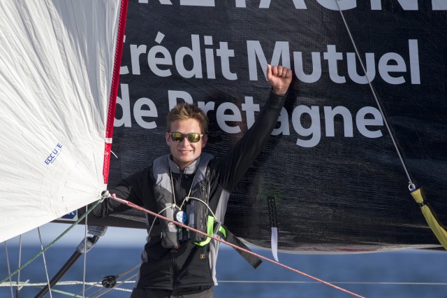 Tom LAPERCHE, 2eme de 1ere étape de la Solitaire URGO Le Figaro