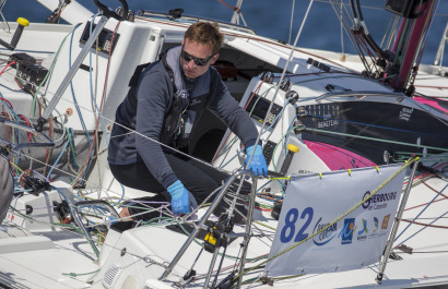 Arrivees des Figaro Beneteau 3 lors de la Drheam Cup 2020 - La Trinite sur Mer le 21/07/2020