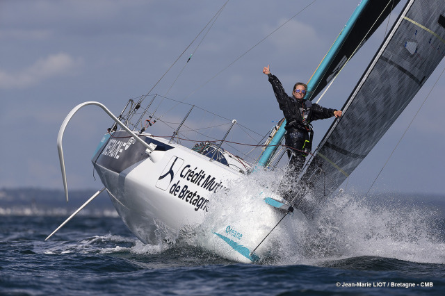 Élodie Bonafous, skipper Bretagne-CMB Océane
