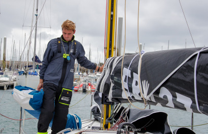 Ambiance sur les pontons avant le depart de la Solitaire du Figaro - Saint Quay Portrieux le 29/08/2020