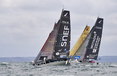 Dimanche 30 aout 2020, départ de la Solitaire du Figaro 2020, Saint-Quay- Portrieux.