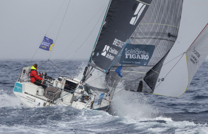 Elodie Bonafous (Team Bretagne CMB Oceane) lors de la 1ere etape de la Solitaire du Figaro - le 01/09/2020