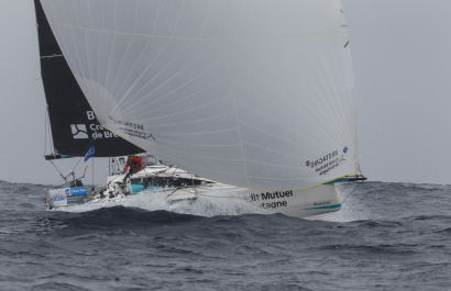 Elodie Bonafous (Team Bretagne CMB Oceane) lors de la 1ere etape de la Solitaire du Figaro - le 01/09/2020