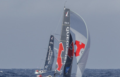 Tanguy Le Turquais (Groupe Queguiner-Innoveo) lors de la 1ere etape de la Solitaire du Figaro - le 01/09/2020